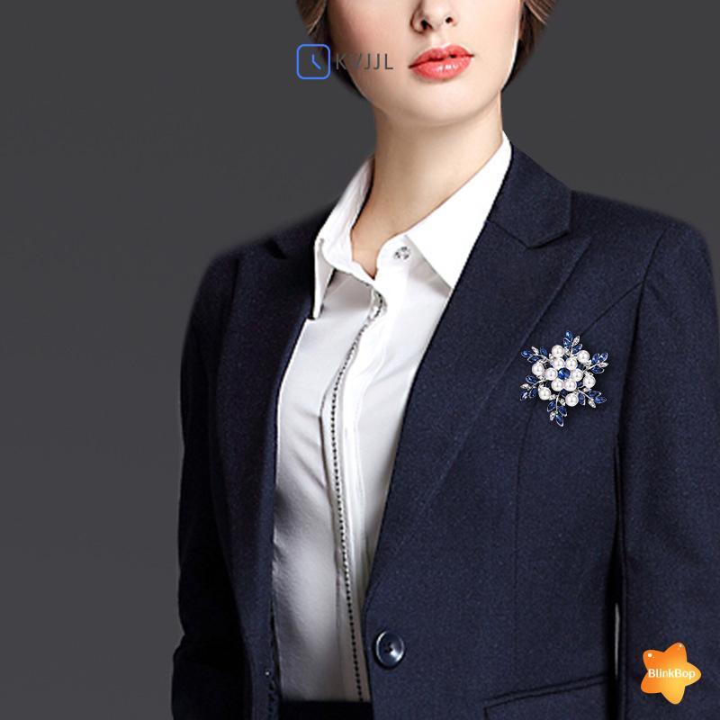 [KvJJL-t] Hoa hợp kim cổ điển với Trâm cài ngọc trai thời trang Retro Pin cho nữ dự tiệc Corsage Váy cưới Phụ kiện ngực mới