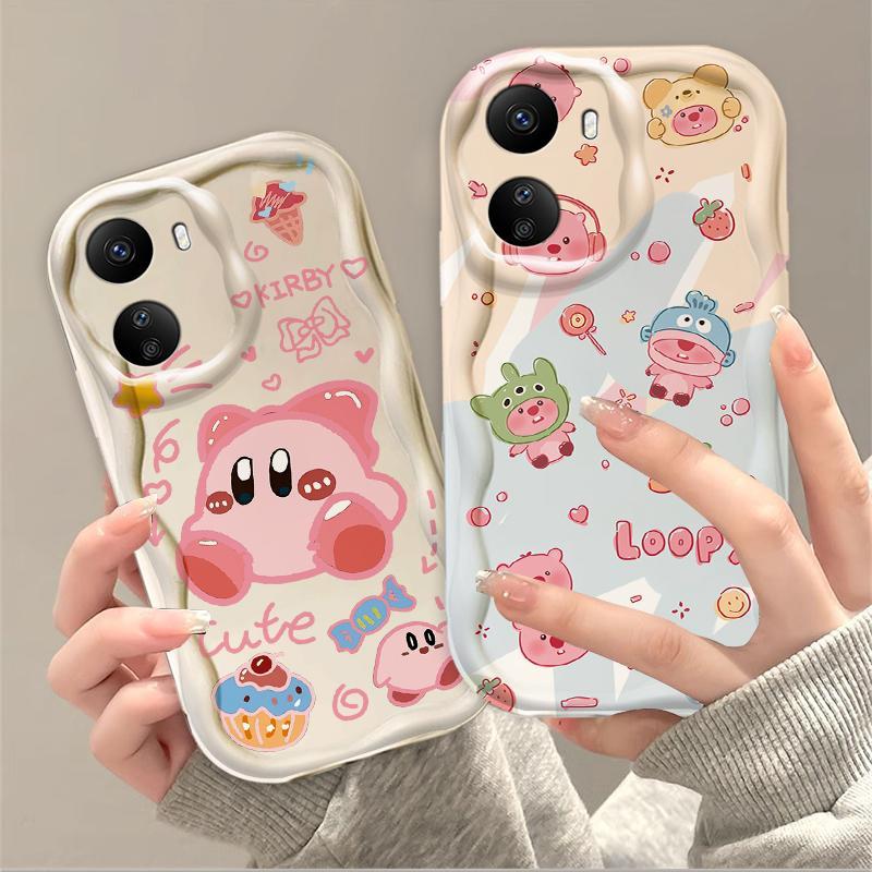 Thích hợp cho Redmi 13C / POCO C65 3D TPU mềm Loopy Kirby Vỏ điện thoại chống sốc