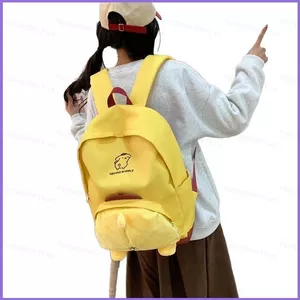 Ba lô SQ11 Sanrio Pompompurin dành cho học sinh Dung tích lớn In nhẹ Túi đi học thời trang dễ thương