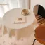 TRTR Pháp Ins Phong Cách Nhật Bản Mục Vụ Trắng Khăn Trải Bàn Cà Phê Vải Đầu Giường Bàn Retro sel Bàn Tròn Khăn Trải Bàn VN
