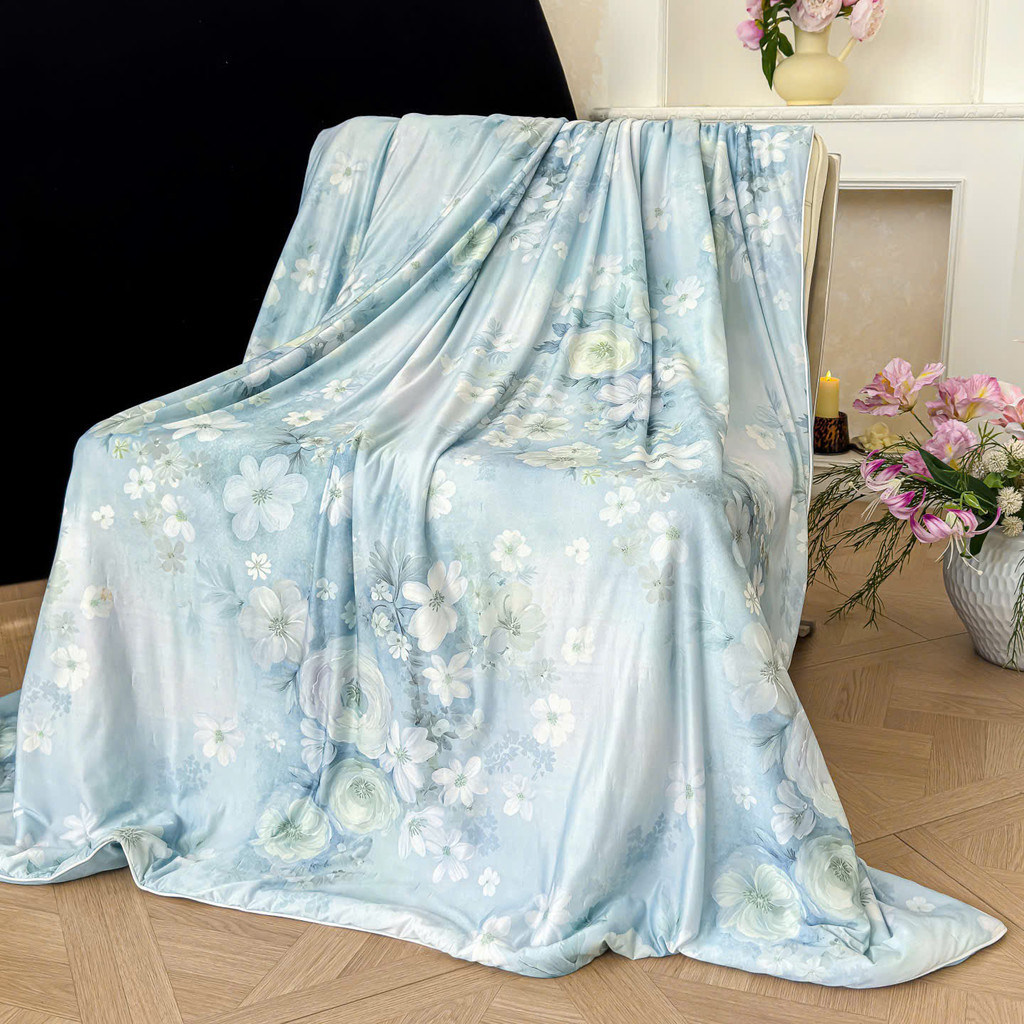 (CH2652) Chăn Hè Thun Lạnh Memminbedding Luxury kháng khuẩn công nghệ Nhật Bản, mịn màng, làm mát nhanh