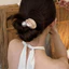 Hoa Hồng Khô Scrunchie Dây Buộc Tóc Cho Nữ Co Giãn Đuôi Ngựa Giá Đỡ Mới Phong Cách Trung Hoa Vintage Tóc Ruy Băng Boho Phụ Kiện Tóc