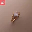 Tính khí thời trang cỏ bốn lá kim cương lấp lánh vàng có thể điều chỉnh cá tính đa năng tinh tế nhẫn nữ