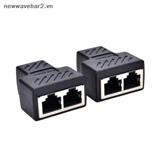 [Mới] Cáp mạng ethernet 1 đến 2 LAN Đầu nối bộ chia phích cắm RJ45.
