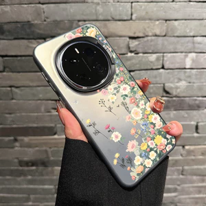 Ốp lưng cứng viền mờ Micro họa tiết hoa đẹp cho Honor Magic 8 Pro/7 Pro/6 Pro GT Pro Win RT X60 Pro/Honor 400/300 X9D X9C, chống sốc
