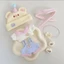 10cm Quần Áo Cho Bé Sữa Huhu Series "Gấu Kem" Búp Bê Cotton Trang Phục Yếm Phù Hợp Với