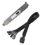 Bo Mạch Chủ Bên Ngoài Công Tắc Nguồn Cáp Nối Dài HDD LED Khởi Động Nút Cho Vỏ PC Khung Xe Cho PCI Baffle