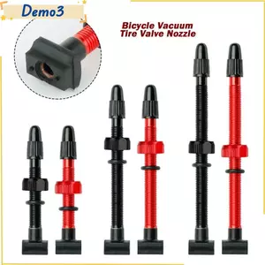 Vòi phun chân không xe đạp, van Presta bền, đế vuông, thanh nhôm 45/60/80mm, nhiều màu, dụng cụ ngoài trời