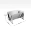 SQ3 Di Động Thép Không Gỉ Gấp Nướng Cắm Trại Ngoài Trời Dã Ngoại BBQ Đi Bộ Đường Dài Sân Sau Nấu Ăn QS3