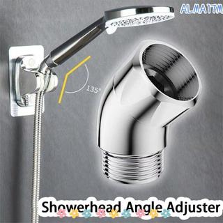 Bộ điều chỉnh góc vòi hoa sen ALMA1, Bộ điều khiển góc vòi hoa sen 135 độ cổng đa năng, Đầu nối vòi hoa sen cầm tay khuỷu tay 1 / 2 inch