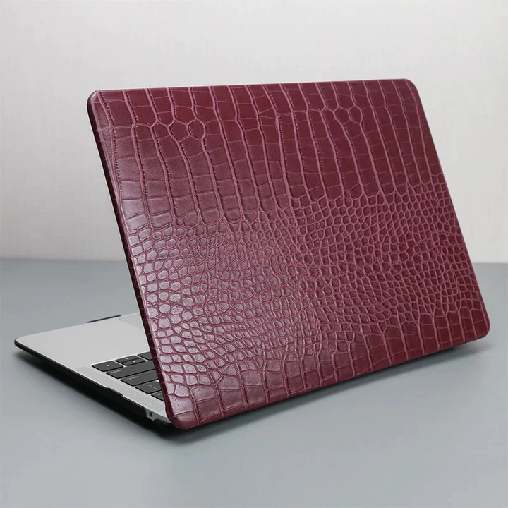 Ốp Lưng Laptop Cho Macbook Air 13 Ốp Lưng M1 M2 Bìa Cứng Air 15 2025 M4 Da PU Cho MacBook Pro 14 M4 Max 16.2 Vỏ
