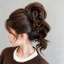 Thời Trang Da Báo In Hình Bướm Nơ Tóc Vuốt Kẹp Tập Tóc Updo Tạo Kiểu Móng Vuốt Mặt Nhỏ Cá Mập Kẹp Tóc Phụ Kiện Dành Cho Nữ