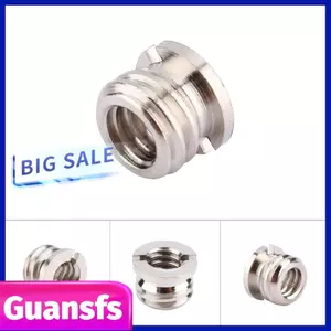 Guansfs Guansfs V Tiêu Chuẩn Nữ 1/4 sang Nam 3/8 Chuyển Đổi Vít Bộ Chuyển Đổi Phụ Kiện Máy Ảnh cho Máy Ảnh DSLR Máy Quay Tripod Monopod Ballhead Video Chân Đế