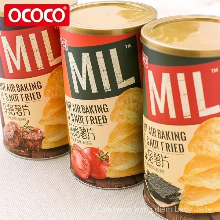 OCOCO Khoai tây chiên Lepai đóng hộp riêng lẻ, đồ ăn vặt buổi chiều văn phòng, đồ ăn xốp, đồ ăn vặt ăn liền để thỏa mãn