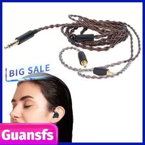 Guansfs Guansfs Cáp Tai Nghe Cho IE100 Pro IE400 IE500 Stereo 3.5 Mm Cắm Tai Nghe Âm Thanh Thay Thế 3.9ft Chống Rối Dệt Dây Nối Dài