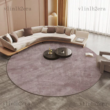Thảm trải sàn Thảm tròn kiểu Ý, thảm phòng khách, thảm cao cấp, thảm trải sàn sofa và bàn cà phê, thảm chống trượt, thảm