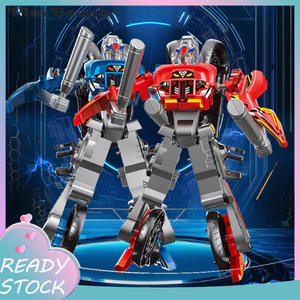 < Pluscloth > Đồ chơi xe máy Robot biến hình cho trẻ mới biết đi – Khớp di động, Mô hình xe máy biến dạng giáo dục, Quà tặng sinh nhật hoàn hảo cho bé trai, Biến hình tương tác cho trẻ em