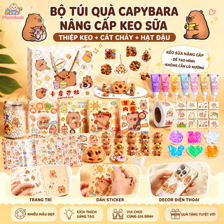 Bộ sticker dạng kem – Trang trí sổ tay, tem cuộn, hộp quà – Đồ chơi sáng tạo cho bé, học sinh, quà sinh nhật