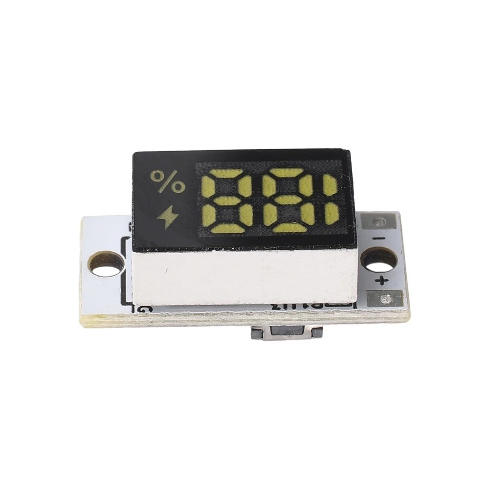 Mô-đun chỉ báo mức pin NOTE1, Màn hình kỹ thuật số LED Hiển thị đồng hồ đo công suất pin được kết nối, nút thông minh Hoạt động công suất thấp Đèn báo pin Lithium