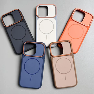Ốp Lưng iPhone Nhám Từ Tính Viền Camera Nâng Cấp iPhone 17 ProMax Cao Cấp - iP 12/13/14/15/16/17/Pro/Max