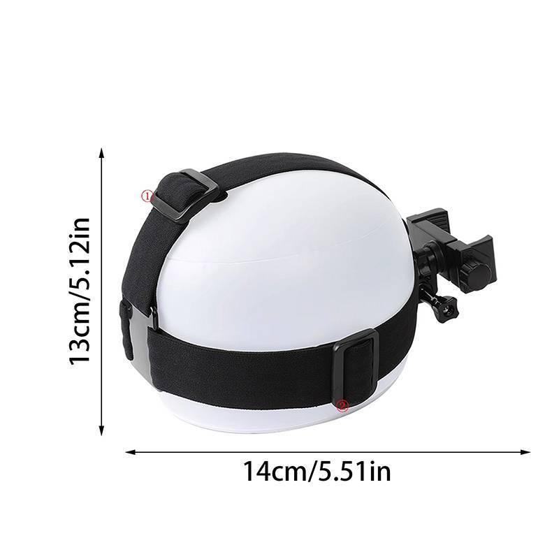 Newsmallbrains Head-Mount Braet Có Thể Điều Chỉnh Phát Sóng Trực Tiếp Giá Đỡ Điện Thoại Di Động Quan Điểm Đầu Tiên Cố Định Braet Quà Tặng NSB