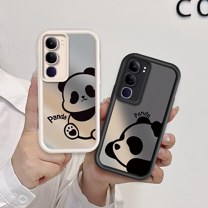 Ốp Lưng Cho VIVO Y19S Pro Y29 4G Hoạt Hình Silicon Mềm TPU Panda Angel Eye Vỏ Điện Thoại Chống Sốc