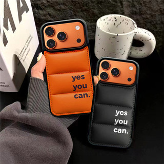 Áo khoác lấp đầy bông vâng bạn có thể Vỏ điện thoại truyền cảm hứng cho iPhone 17 16 15 14 13 12 11 Pro Max