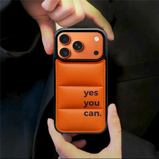 Áo khoác lấp đầy bông vâng bạn có thể Vỏ điện thoại truyền cảm hứng cho iPhone 17 16 15 14 13 12 11 Pro Max