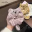 AqToCna Dễ Thương Sang Trọng Mèo Con Dây Buộc Tóc Hoạt Hình Ngọt Ngào Đuôi Mèo Scrunchies Dây Tóc Ba Của Đầu Phụ Kiện Tóc Quà Tặng AqToCna
