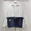 Áo sơ mi denim dài tay phong cách Hàn Quốc mới nhất, phối ren sang trọng