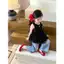 Mùa hè cô gái Vest T-shirt Thời trang Bouffant váy T-shirt