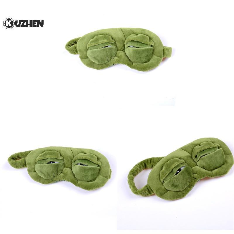 KUZHEN Ếch Buồn Ếch 3D Mắt Mặt nạ Ngủ Ngộ nghĩnh Còn Lại Ngủ Ngộ nghĩnh Quà Tặng HOT