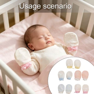 Găng tay chống trầy xước Yoo Sơ sinh Cotton nhẹ thoải mái khi đeo găng tay