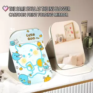Gương gấp gọn di động, gương trang điểm cá nhân siêu nhẹ đi du lịch