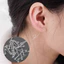 【Roshy】Khuyên tai dạng bi tròn khuyên tai hình nón bằng nhựa khuyên tai nhựa hình đầu tên lửa unisex.