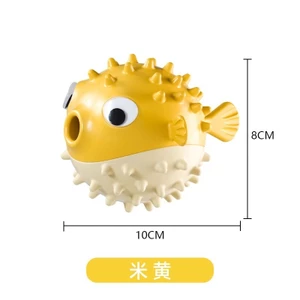 【Ready Stock】 Jumping Fish Dog Toy Food Dropping Ball Self-Hi Relieving Stuffy Molar Long Lasting Vocal Ball Big and Small Dogs Pet Supplies ZsgD