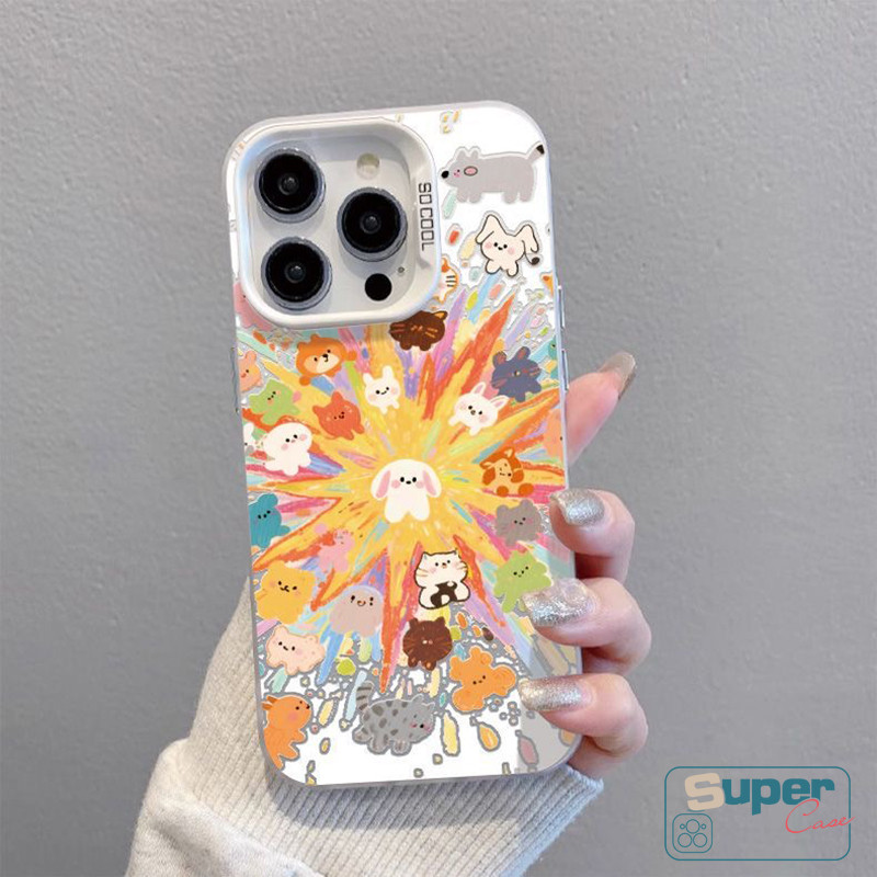 Dành Cho Samsung A54 A07 A17 A56 A34 A26 A24 A14 A16 A04s A06 A05 A36 A52 A15 A51 A55 A03s A32 A35 A20s A33 A25 A05s A03 A11 A50s A13 A50 A53 Yuanqi pháo hoa động vật nhỏ chó con