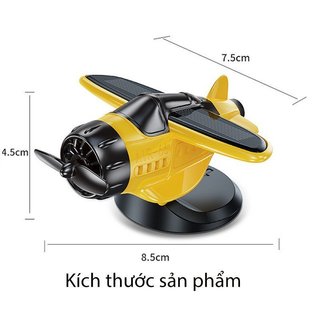 Bảng điều khiển ô tô Máy bay trang trí chạy bằng năng lượng mặt trời 360 xoay ABS Phụ kiện nội thất ô tô nhiều màu