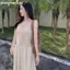 Áo Tank Top Croptop Nữ Màu Trơn Phong Cách Vintage Thích Hợp Mùa Hè