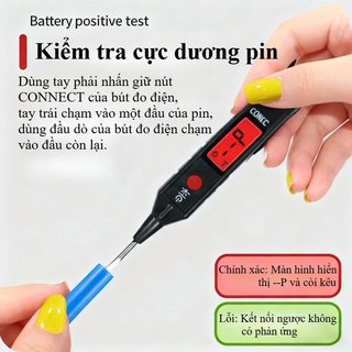 Bút kiểm tra điện áp kỹ thuật số thông minh LCD NCV Máy dò dây Breakpoint Báo động pha liên tục Đèn LED