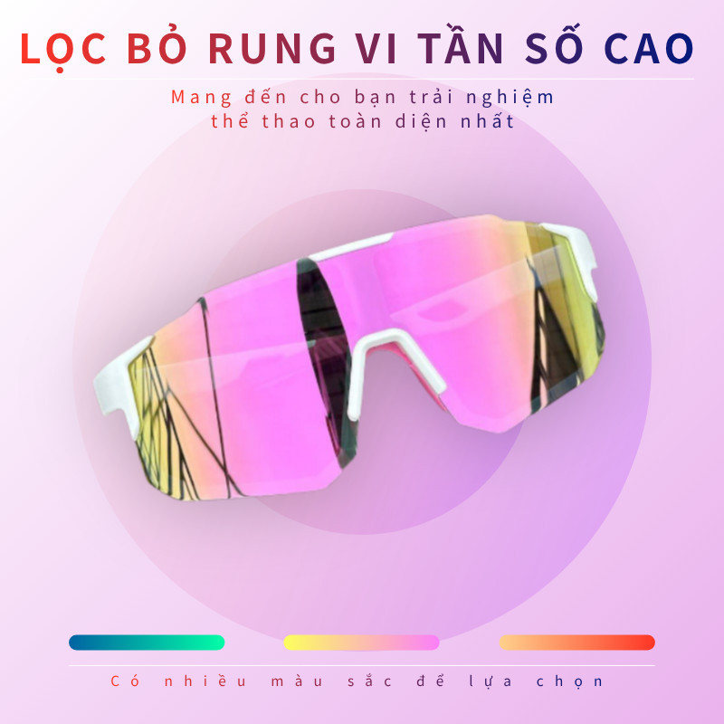 Kính Thể Thao Phân Cực UV400 - Chạy Bộ, Đạp Xe, Chống Nắng, Chống Gió & Bụi, Bền Đẹp, Nam Nữ Đều Dùng