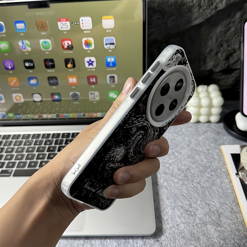 Ốp điện thoại cứng mờ “Bầu trời đầy sao ” cho Oppo Find X9 Ultra X9 Pro X8 Ultra X8 Pro X8S + X7 Ultra / Vỏ Oppo chống sốc