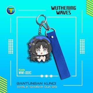 Gantungan kunci Wuthering Waves Yangyang keychain ganci akrilik game gamers kuro games merchandise - WW1-001. - WW1-001A