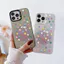 Ốp Lưng Cho Samsung Galaxy A07 A06 A05 A04 A03 A02S A17 A16 A15 A14 A13 A12 A25 A23 A22 A20 A35 A31 A30 A55 A52 A51 A50 Mạ Acrylic IMD Case Motif Tình Yêu Nhỏ CYIM251