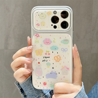 Phim hoạt hình nhỏ tươi mát và dễ thương cho iphone17promax 16promax 15promax 15pro iphone15 14promax Vỏ iphone TPU mới chống bụi