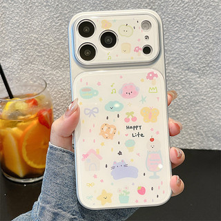 Phim hoạt hình nhỏ tươi mát và dễ thương cho iphone17promax 16promax 15promax 15pro iphone15 14promax Vỏ iphone TPU mới chống bụi