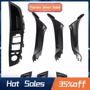 7 Chiếc Tay Phải Ổ Đĩa RHD Cho 5 Series F10 F11 Nội Thất Ô Tô Tay Nắm Cửa Bên Trong Bảng Kéo Viền Bao Tay Vịn