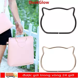 DUSKGLOW 1 Cặp Túi Mang Vòng, Nhiều Hình Dạng Không Dễ Mờ Tay Cầm Túi, Phụ Kiện Phần Cứng Hành Lý Sắt Chắc Chắn DIY