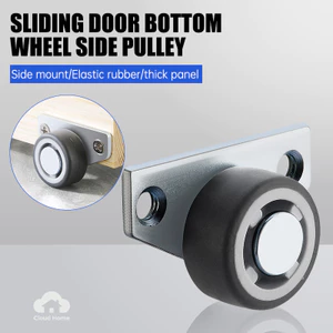 🌤️COD🌤️Bánh xe nhựa pp đen lắp tủ,xe đẩy hàng chịu lực