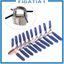 Almencla 10 Chiếc Khóa Chuyên Nghiệp Shims Thép Không Gỉ Mở Khóa Phụ Kiện Nhà